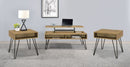 Fanning 3-piece Lift Top Coffee and End Table Set Golden Oak