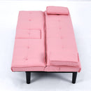 Sofa Bed With Foldable Design And Cup Holder