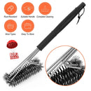 Grill Cleaning Brush with Stainless Steel Handle by LJGDeals