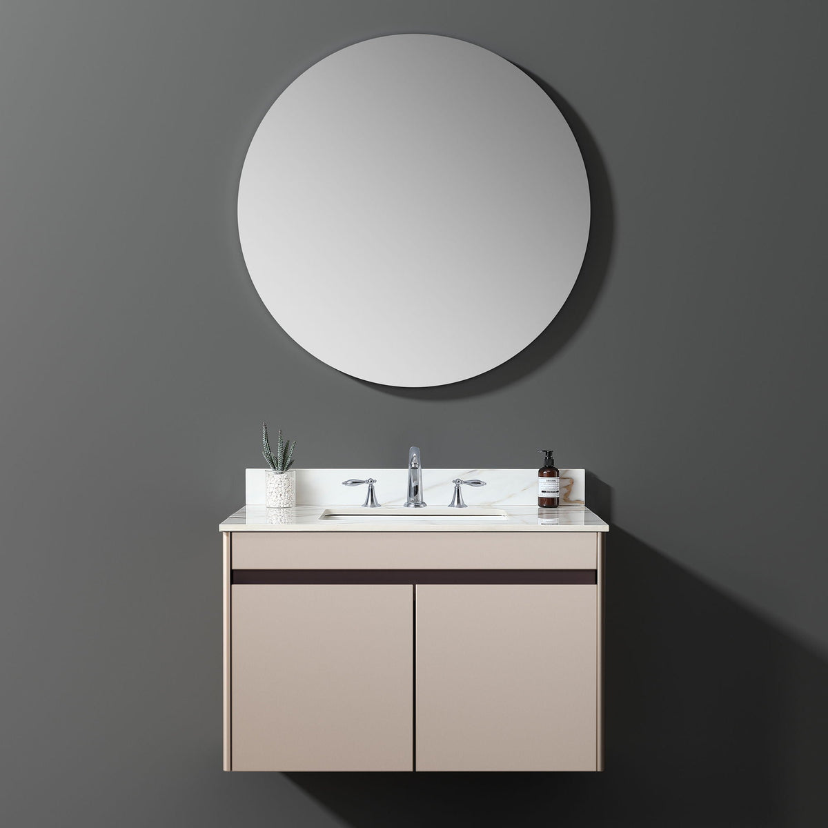 Vanity Top With Undermount Sink And Backsplash, Sintered Stone, photo 31 of 40