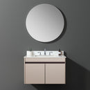 Vanity Top With Undermount Sink And Backsplash, Sintered Stone
