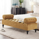 Lewis Bolster - Arm Entryway Bench by HouseOfZazla