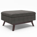 Owen - Upholstered Rectangular Storage Ottoman by HouseOfZazla