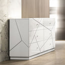 Esther - Dresser - White / Silver by Unique Piece Furniture