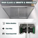 56-60"x74" Aluminum Frame Double Sliding Shower Door by HouseOfZazla