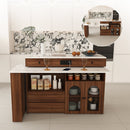 Extendable Kitchen Island with Rotating Table