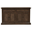 Ridgewell 2-drawer 4-door Dining Server Dark Oak