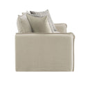 Upendo - Pattern Fabric 3 Pieces Living Room Set - Beige Yakety Yak Sand by HouseOfZazla