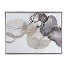 Large Modern Oil Painting, Hand Painted Abstract Watercolor Texture - Multicolor by HouseOfZazla