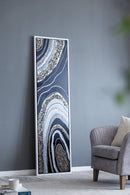 70.9x19.7x1.5 ft Elongated Landscape Rectangle Framed Oil Painting by HouseOfZazla