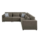 Rylie - Modular Sectional Sofa With Toss Pillows by Unique Piece Furniture
