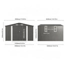 Outdoor Storage Shed With Lockable Doors by HouseOfZazla