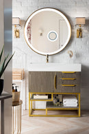 James Martin Columbia 36" Single Bathroom Vanity, Ash Gray