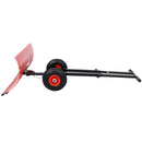 Dual Bar Snow Shovel with Wheels