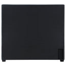 Bowfield Upholstered Eastern King Panel Bed Charcoal