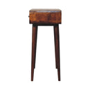 Curved Hallway Table - Chestnut by HouseOfZazla