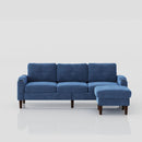 3 Seater Convertible Combination L Shaped Sofa With Footstools With Storage by Unique Piece Furniture