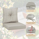Outdoor Deep Seat Cushions for Patio Furniture Waterproof Set