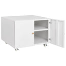 Office Furniture Copier Cabinet 2 Door Steel Copier Stand Mobile Pedestal File Printer Stand by Unique Piece Furniture