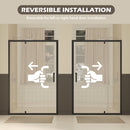 47-49" W × 72" H Pivot Shower Door with Clear Tempered Glass by HouseOfZazla