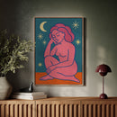 Midnight Muse in Neon Dreams