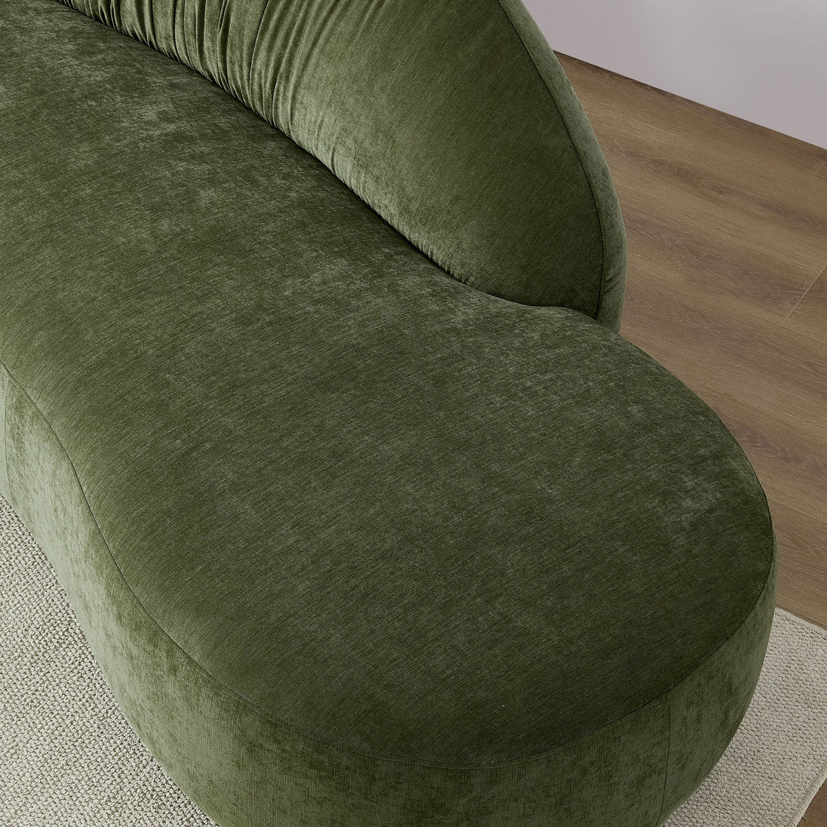 145.67" Mid-Century Upholstered Comfy Couch with Facing Chaise Right, photo 10 of 10