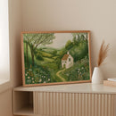 Cottage Path Through the Wildflowers