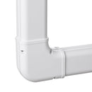 Mini Split Line Set Cover 3 Inch W x 15.8 Ft L PVC Decorative Pipe Line Cover by HouseOfZazla