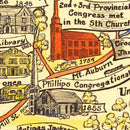 Vintage Map of Watertown, New York 1930