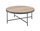 Bage Weathered Round Coffee Table by HouseOfZazla