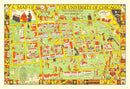 Vintage Map of University of Chicago, 1932