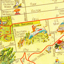 Vintage Map of San Francisco, California 1939
