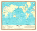 Erdkarte World Map, 1845
