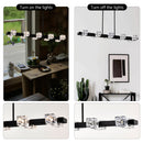 Rectangle Chandelier for Dining Room, 10-Light