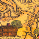 Vintage Map of Cape Ann, 1927