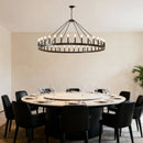 59.1 Inch 36-Light Wagon Wheel Chandelier by HouseOfZazla