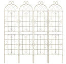 Metal Garden Rustproof Trellis For Climbing Plants Outdoor Flower Support