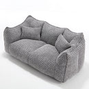 Comfortable Dual Beanbag Chair With High Resilience Foam Core For 2 People