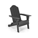 Foldable Weather Resistant Patio Chair with Built-in Cup Holder by LJGDeals