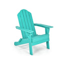 Foldable Weather Resistant Patio Chair with Built-in Cup Holder by LJGDeals