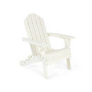 Foldable Weather Resistant Patio Chair with Built-in Cup Holder by LJGDeals