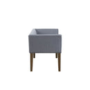 Elegant Design Bench Upholstery, Solid Wood Frame