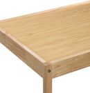 Della - 3 Piece Solid Wood Kids Table & Two Chair Set - Natural