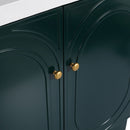Modern Freestanding Bathroom Vanity With Soft Close Cabinet Doors by HouseOfZazla