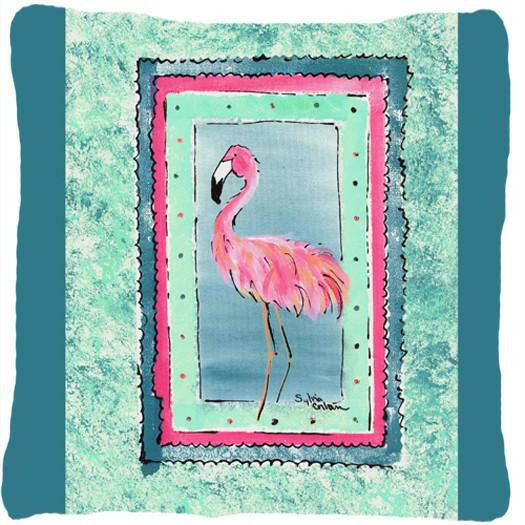 Bird - Flamingo Decorative   Canvas Fabric Pillow 8107