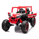 24V Ride On XXL UTV car for kid,2seater with two safety belts, Side by Side 4x4 Ride on Off-Road Truck with Parent Remote Control, Battery Powered Electric Car w/High Low Speed, two safety belts.