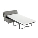 Twin Size Folding Ottoman Sleeper Bed With Mattress Convertible Guest Bed by HouseOfZazla