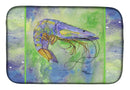 Shrimp Dish Drying Mat Absorbent Dish Drying Mat Pad for Kitchen Counter Dish Drainer Mat for Countertop, 14 x 21", Multicolor