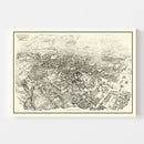 Vintage Map of Pasadena, California 1903
