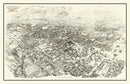 Vintage Map of Pasadena, California 1903